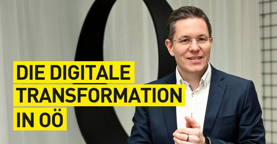 Beitragsheader zu digitaler Transformation in Oberösterreich